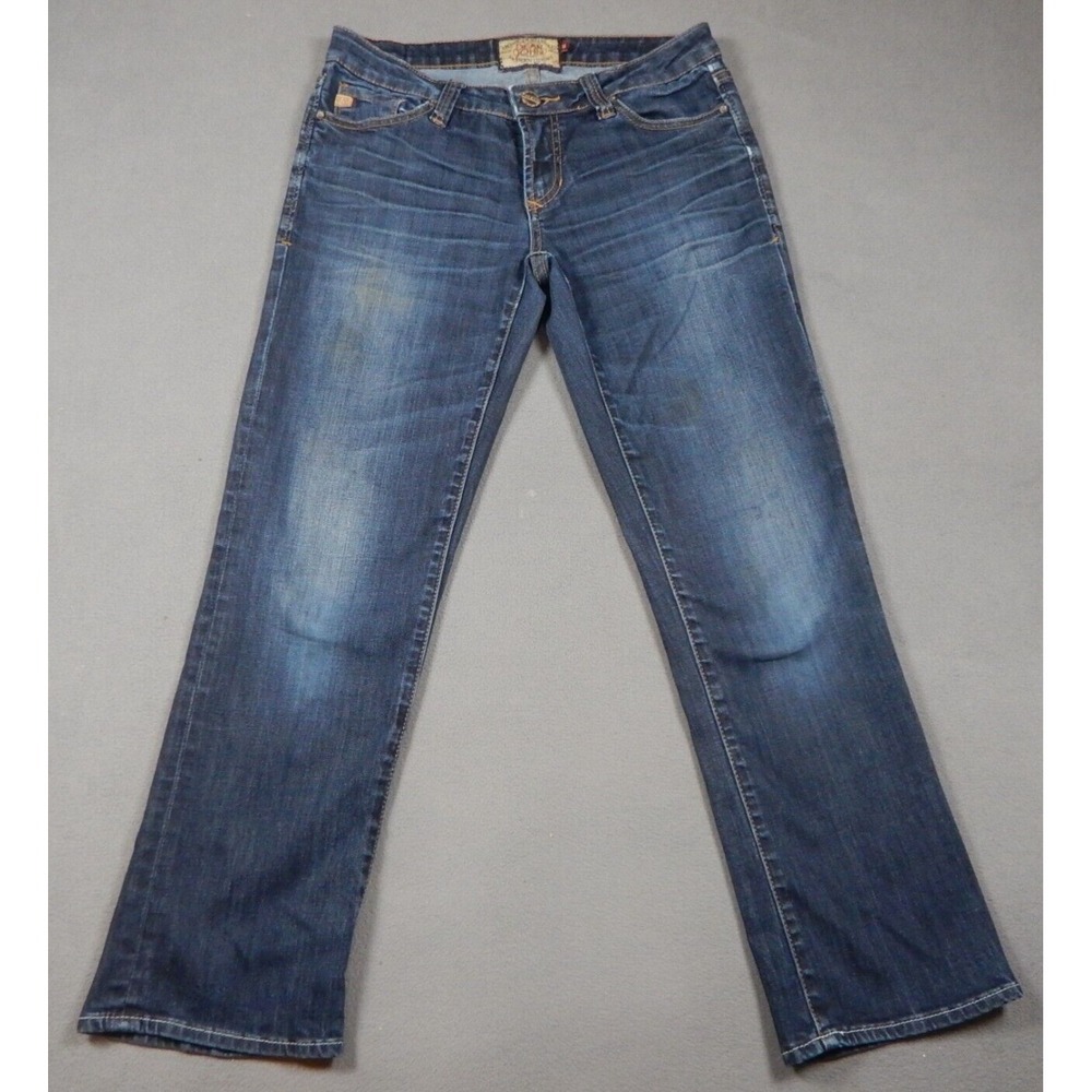 Dear John Jeans Womens 26 American Standard Modern Luxury Blue Straight Leg READ